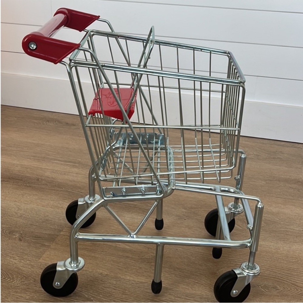 Melissa and Doug Metal shopping cart - pretend play
